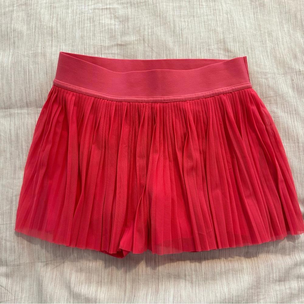 Lululemon Athletica Mesh Pleats Mid-Rise Mini Tennis Skirt